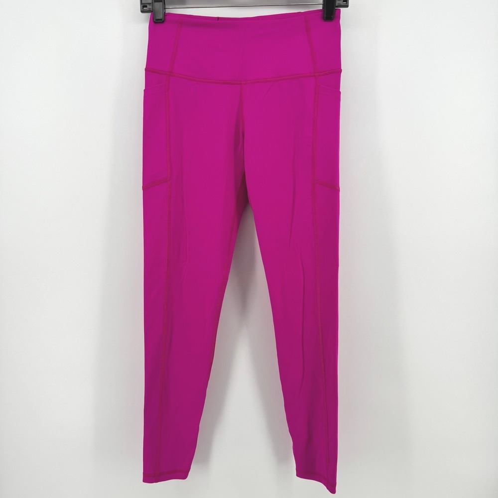 Victoria Sport Knockout Tight Small Hot Pink High Rise Pocket Gym Yoga Leggings